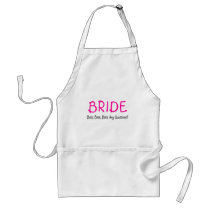 Bride (Boss) aprons by TeeZazzle Bride (Boss) aprons