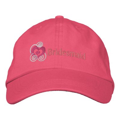 Bride Bridal Embroidery Embroidered Hats by jamiecreates1