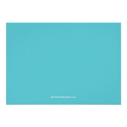 Bride Bridal Shower Invitation Trendy Turquoise