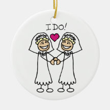 Bride-Bride I Do Christmas Tree Ornaments
