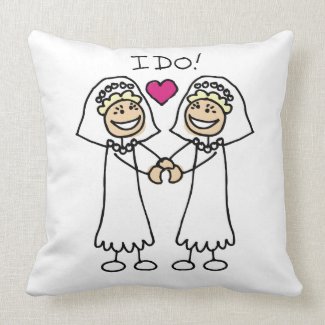 Bride-Bride I Do Pillow