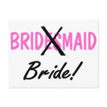 Bride Bridemaid Post Cards