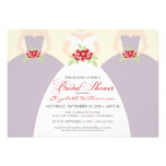 Bride & Bridesmaids Bridal Shower Invite (lilac)