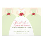 Bride & Bridesmaids Bridal Shower Invite (sage)