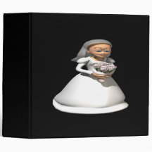 Bride Brunette 3 Ring Binder