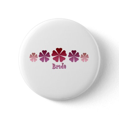 Bride Pinback Buttons