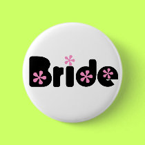 Bride button by wedding_tshirts Bride button
