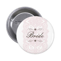 Bride Button-Vintage Bloom