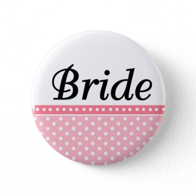 Bride Buttons Favors