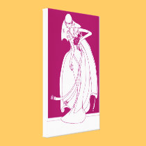 Bride canvas prints
