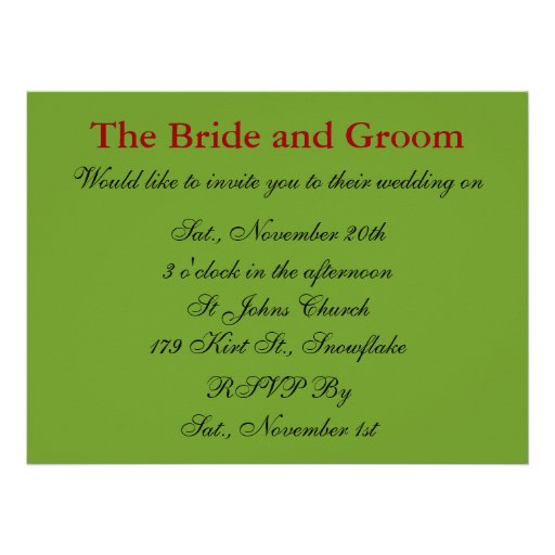 Bride Car Personalized Invite