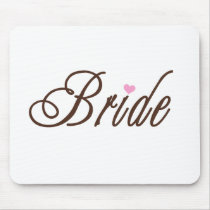 Bride Classy Browns Mouse Mat