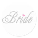 Bride Classy Grays stickers