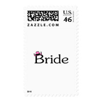 Bride (Cowboy Hat) Postage Stamp