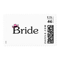 Bride (Cowboy Hat) Postage Stamps