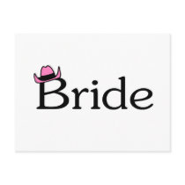 Bride (Cowboy Hat) Postcards