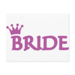 bride crown icon post cards