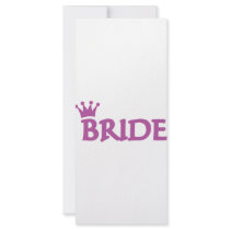 bride crown icon rack cards