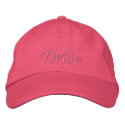 Bride Embroidered Cap` embroideredhat