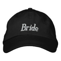 Bride Embroidered Cap embroidered hats by weddingsareus Bride Embroidered Cap embroidered hats