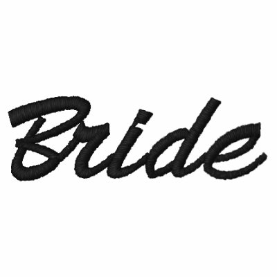 Bride Embroidered Shirt by weddingpartygifts