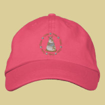 Bride Embroidered Wedding Cake Cap embroidered hats