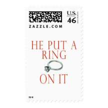 Bride Engagement Stamps