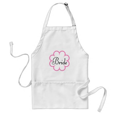 Bride Flower Aprons