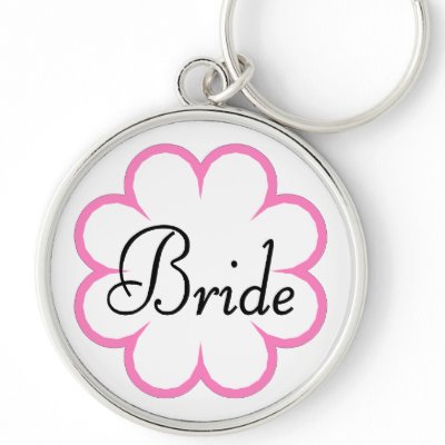 Bride Flower Key Chain