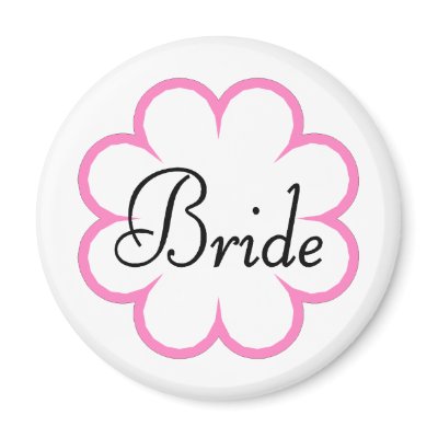 Bride Flower Magnets