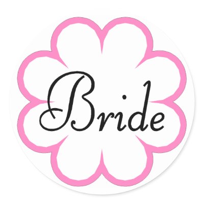 Bride Flower Sticker