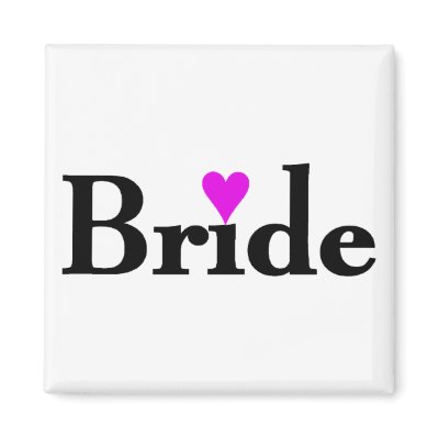 Bride Fridge Magnets