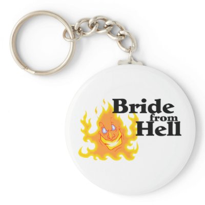Bride From Hell Key Chain