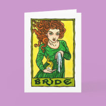 Bride Greeting Card by ThaliaTook Bride Greeting Card