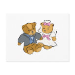 Bride & Groom Bear Postcard
