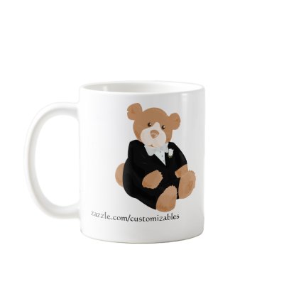 Bride & Groom Bears Mug by Customizables