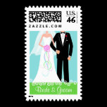 Bride & Groom - Custom Wedding Postage