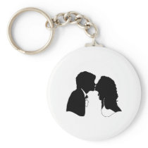 Bride & Groom Key Chain