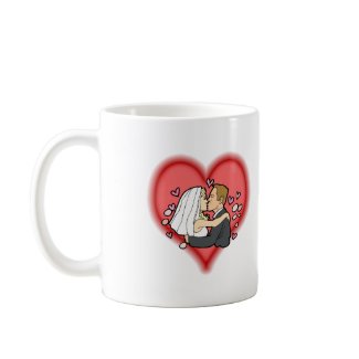 bride & groom mug
