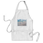 Bride & Groom Names Written in the Sand Apron