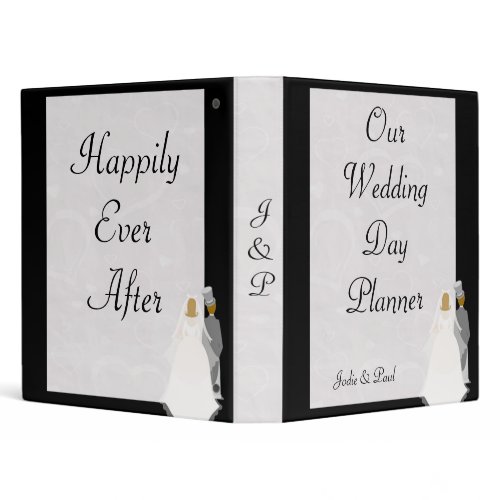 Bride & Groom - Our Wedding Day Planner binder