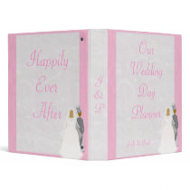 Bride & Groom - Our Wedding Day Planner binders by ZazzleBusinessCards Bride & Groom - Our Wedding Day Planner binders