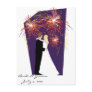 Bride & Groom Save the Date-July 4th Weddings Postcards