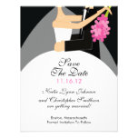 Bride & Groom Save The Date Wedding Announcements