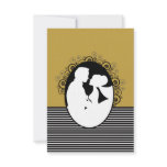Bride & Groom Silhouettes Save the Date Cards Custom Invitations