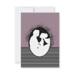 Bride & Groom Silhouettes Save the Date Cards Custom Invitations