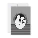 Bride & Groom Silhouettes Save the Date Cards Personalized Invite