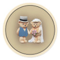 Bride & Groom Teddy Bears stickers