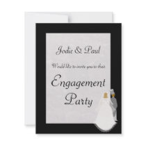 Bride & Groom - Wedding - Engagement Invitation by ZazzleBusinessCards Bride & Groom - Wedding - Engagement Invitation