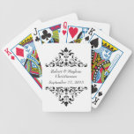 Bride & Groom Wedding Favor Playing Cards